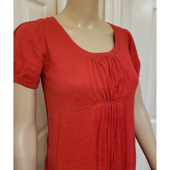 NWT| Pink Rose {RED SCOOP NECK TUNIC DRESS} - Picture 8 of 9